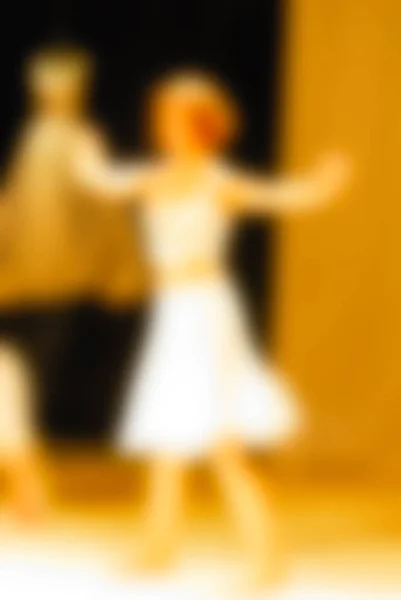 Contemporary dance performance bokeh blur background — Stock Photo, Image