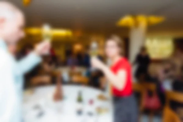 Party at the restaurant theme blur background — Stock Photo, Image