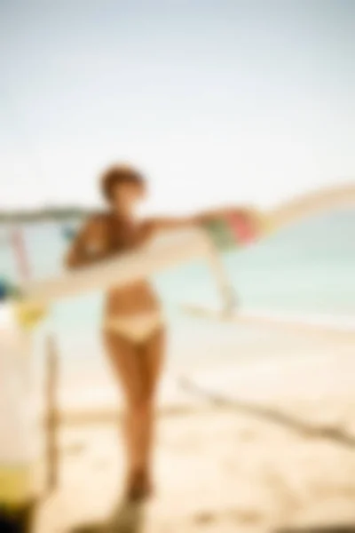 Gili Islands Indonesia Travel theme blur background — Stock Photo, Image