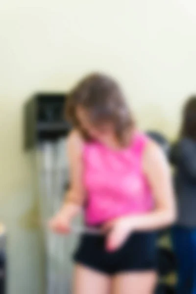 Clase de danza para mujeres fondo borroso —  Fotos de Stock