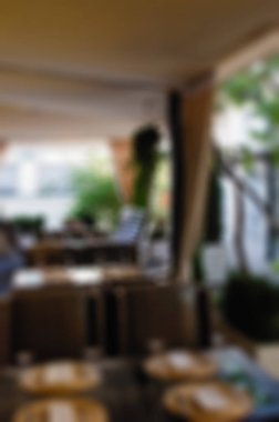 Restoran bulanıklık arka plan