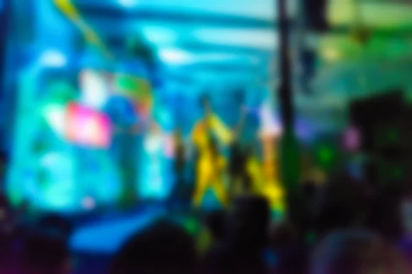 Blur background of people at the concert — Stock Photo, Image