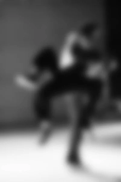 コンテンポ ラリー ダンス パフォーマンスのテーマ背景をぼかし — ストック写真