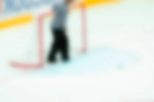 Abstract blur of ice hockey players at tournament play — Stock Photo, Image