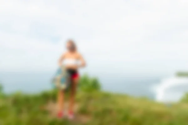 Bali indonesien reisethema verschwimmen hintergrund — Stockfoto