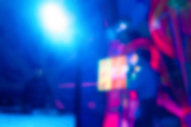 İnsanların konserinde arka plan bulanıklık