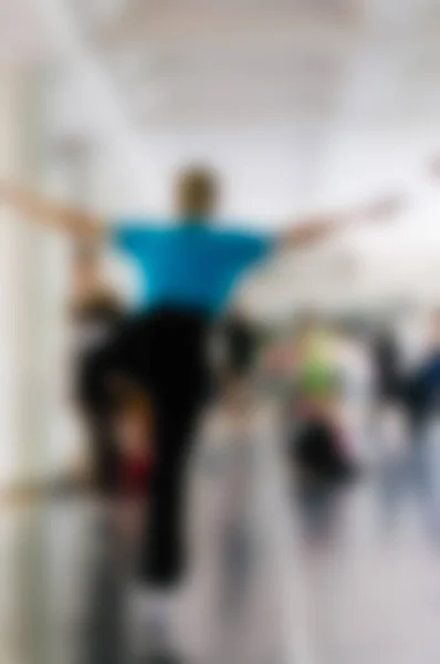 Escola de dança tema borrão fundo — Fotografia de Stock