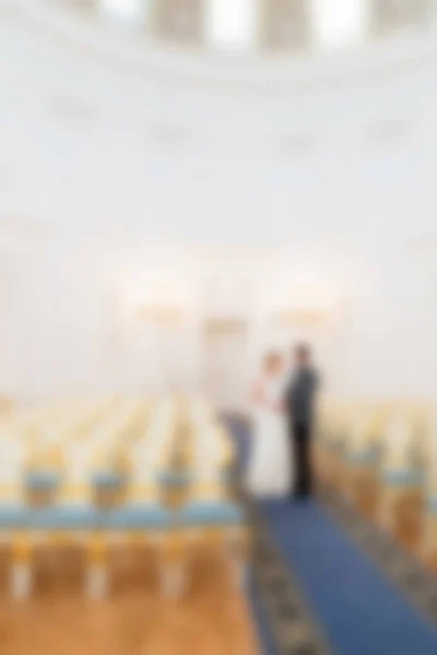 Cerimónia de casamento tema borrão fundo — Fotografia de Stock