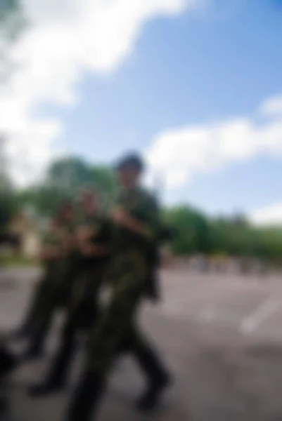 Tema del ejército ruso fondo borroso —  Fotos de Stock