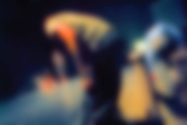 Çağdaş dans performans bokeh arka plan bulanıklık