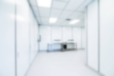 Nano teknoloji fabrika Tema arka plan bulanıklık