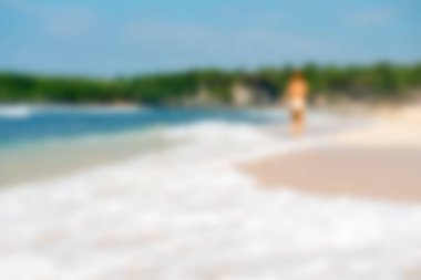 Bali Endonezya Seyahat tema bulanıklık arka plan