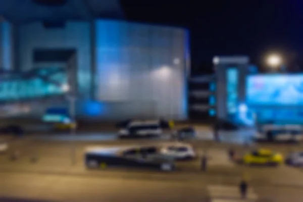 밤 추상 배경으로 현대 공항 — 스톡 사진