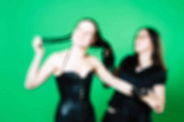 Playful bdsm women theme blur background — Stock Photo, Image