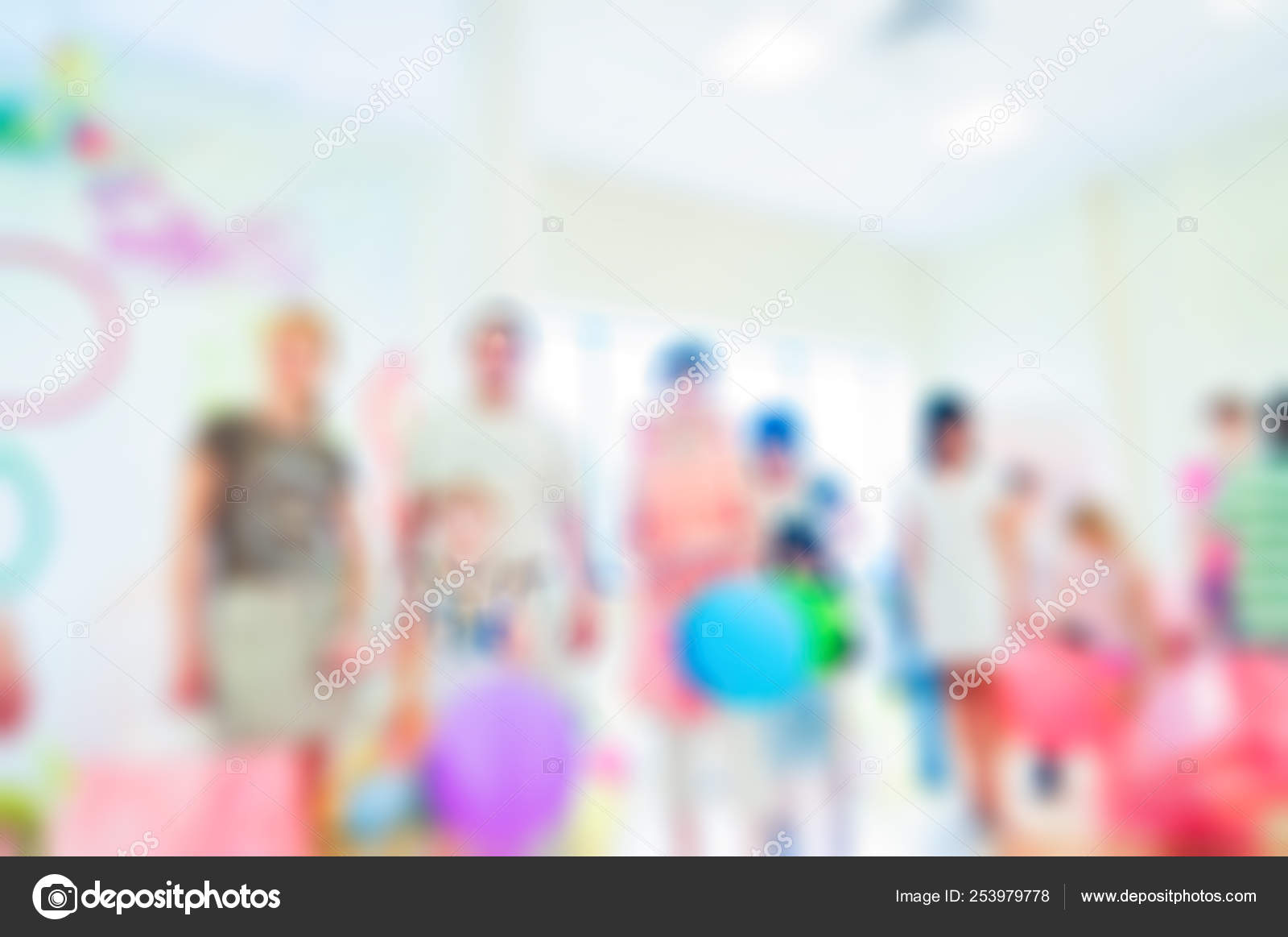 Kids activity animation blur background Stock Photo by ©nikitabuida