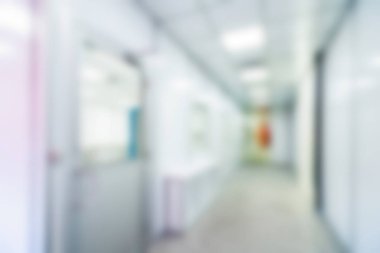 Nano teknoloji fabrika Tema arka plan bulanıklık