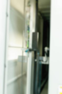 Yüksek teknoloji Fabrikası'nda Elektronik komponentleri üretim bulanıklık b