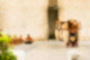 Geleneksel Bali dans arka plan bulanıklık