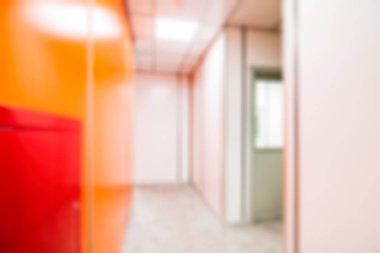 Nano teknoloji fabrika Tema arka plan bulanıklık