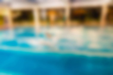 Yüzme Yarışması Tema bulanıklık arka plan