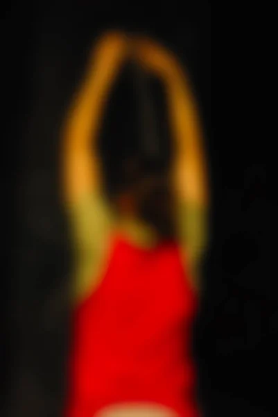 Performance di danza contemporanea bokeh sfocatura sfondo — Foto Stock