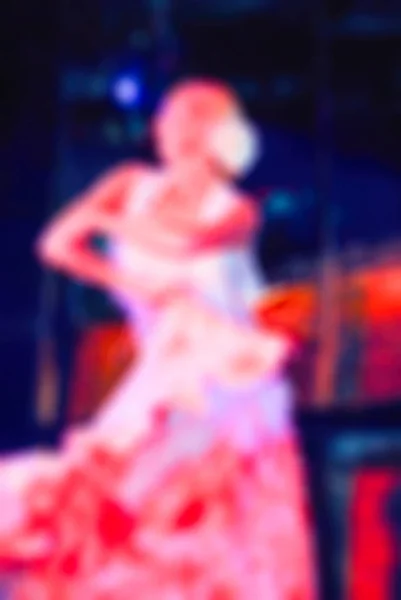 Flamenco dansare oskärpa bakgrund — Stockfoto