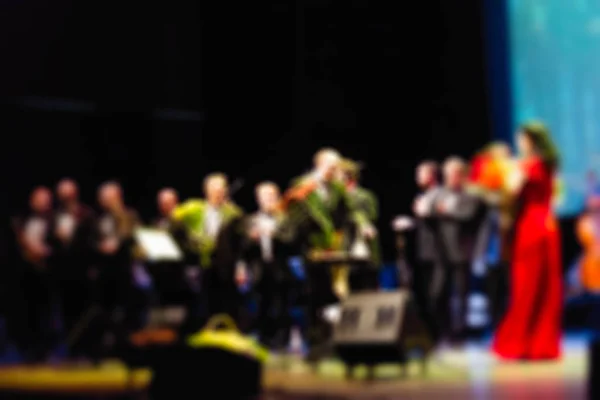 พื้นหลังคอนเสิร์ตแจ๊สเบลอ — ภาพถ่ายสต็อก