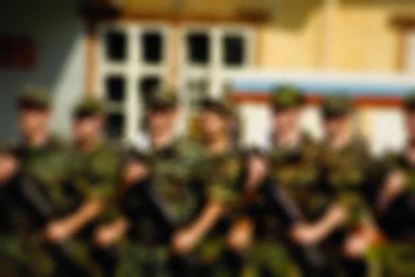 Russian army theme blur background — Stock Photo, Image