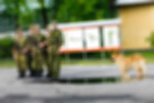 Russian army theme blur background — Stock Photo, Image