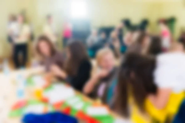 Dansles voor vrouwen achtergrond wazig — Stockfoto