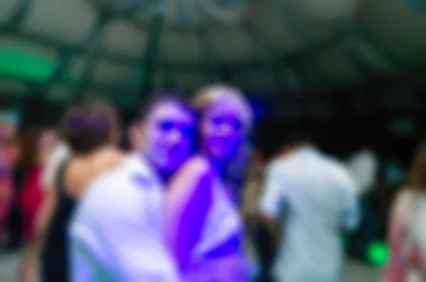 People dancing blur background — Stock Photo, Image