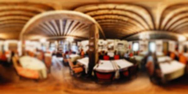 Restaurant panorama blur background — Stock Photo, Image