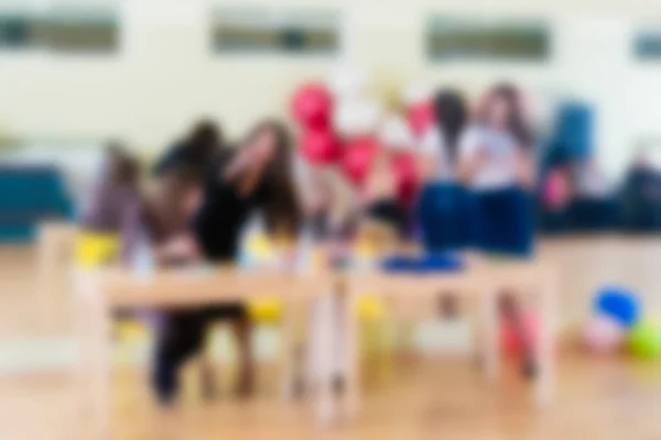 Cours de danse pour femmes fond flou — Photo