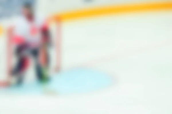 Abstract blur of ice hockey players at tournament play — Stock Photo, Image