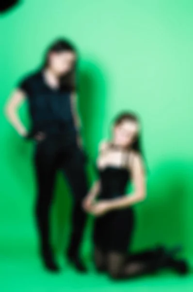 Playful bdsm women theme blur background — Stock Photo, Image