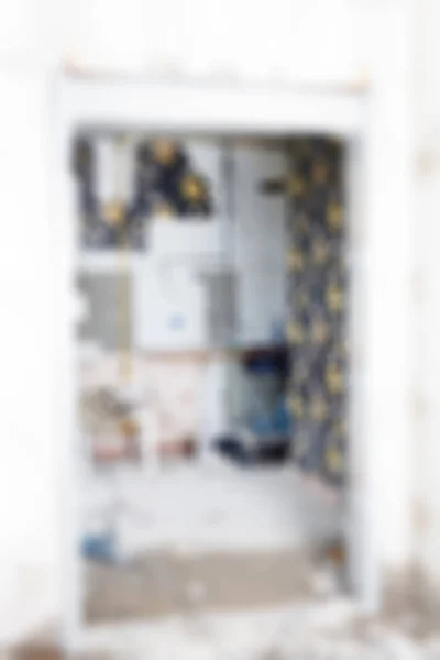 Lägenhet renovering tema oskärpa bakgrund — Stockfoto