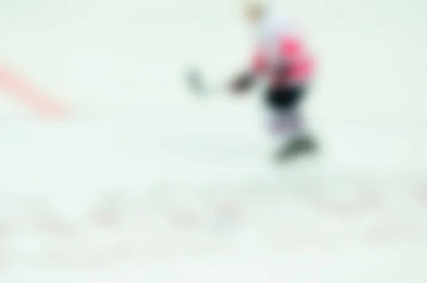 Abstract blur of ice hockey players at tournament play — Stock Photo, Image