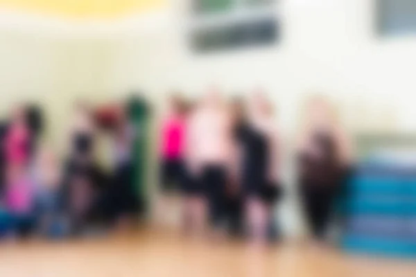 Clase de danza para mujeres fondo borroso —  Fotos de Stock