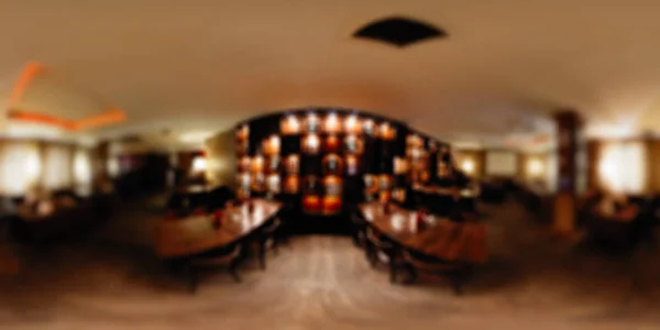 Restaurant panorama blur background — Stock Photo, Image