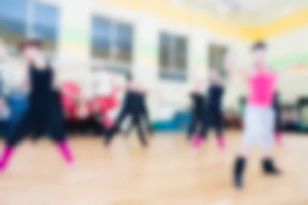 Clase de danza para mujeres fondo borroso — Foto de Stock