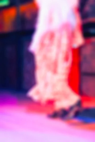 Bailarines flamencos fondo borroso —  Fotos de Stock