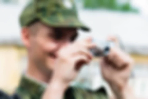 Russian army theme blur background — Stock Photo, Image