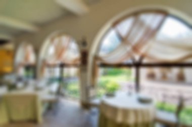 Restoran bulanıklık arka plan