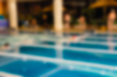 Yüzme Yarışması Tema bulanıklık arka plan