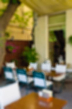 Restoran bulanıklık arka plan