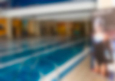 Yüzme Yarışması Tema bulanıklık arka plan