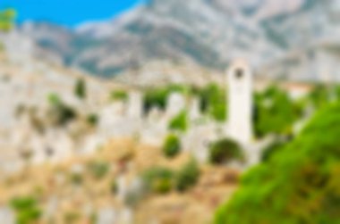 Karadağ 'ın eski barında kule