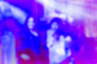 İnsanların konserinde arka plan bulanıklık