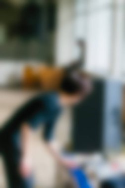 Dans okulu Tema arka plan bulanıklık