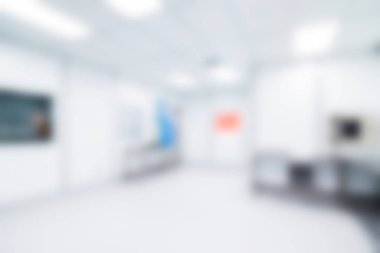 Nano teknoloji fabrika Tema arka plan bulanıklık